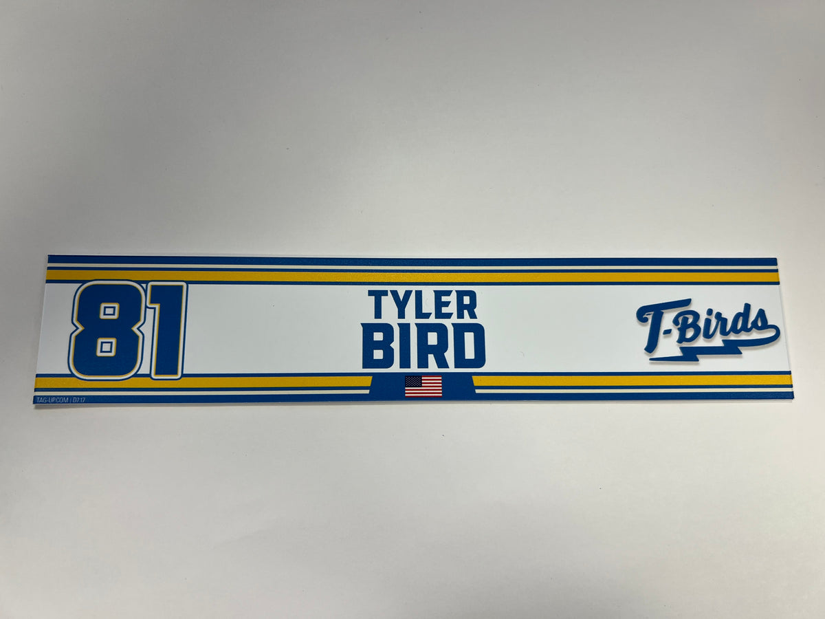 2023-24 Springfield Thunderbirds Locker Nameplate