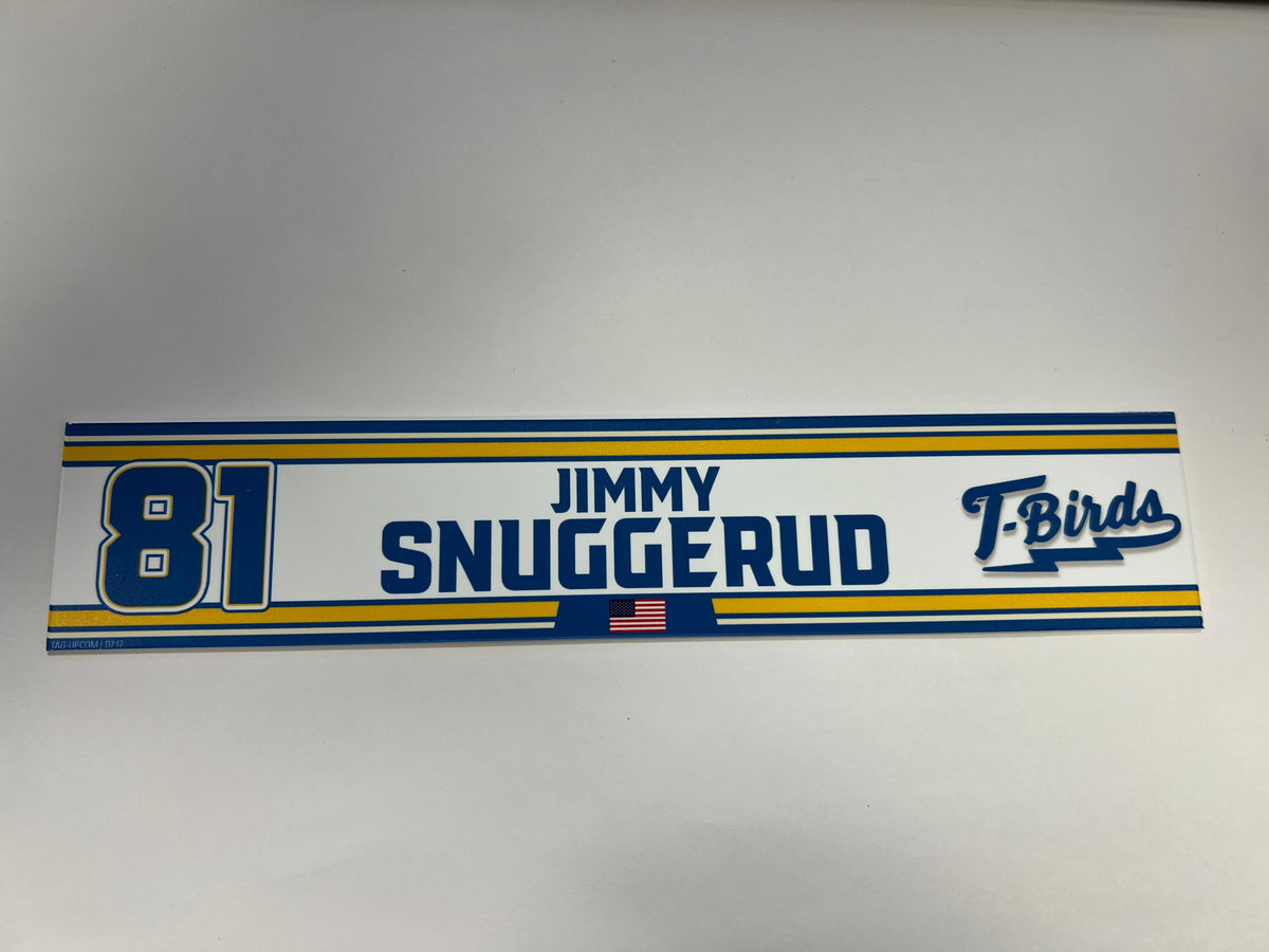 2023-24 Springfield Thunderbirds Locker Nameplate