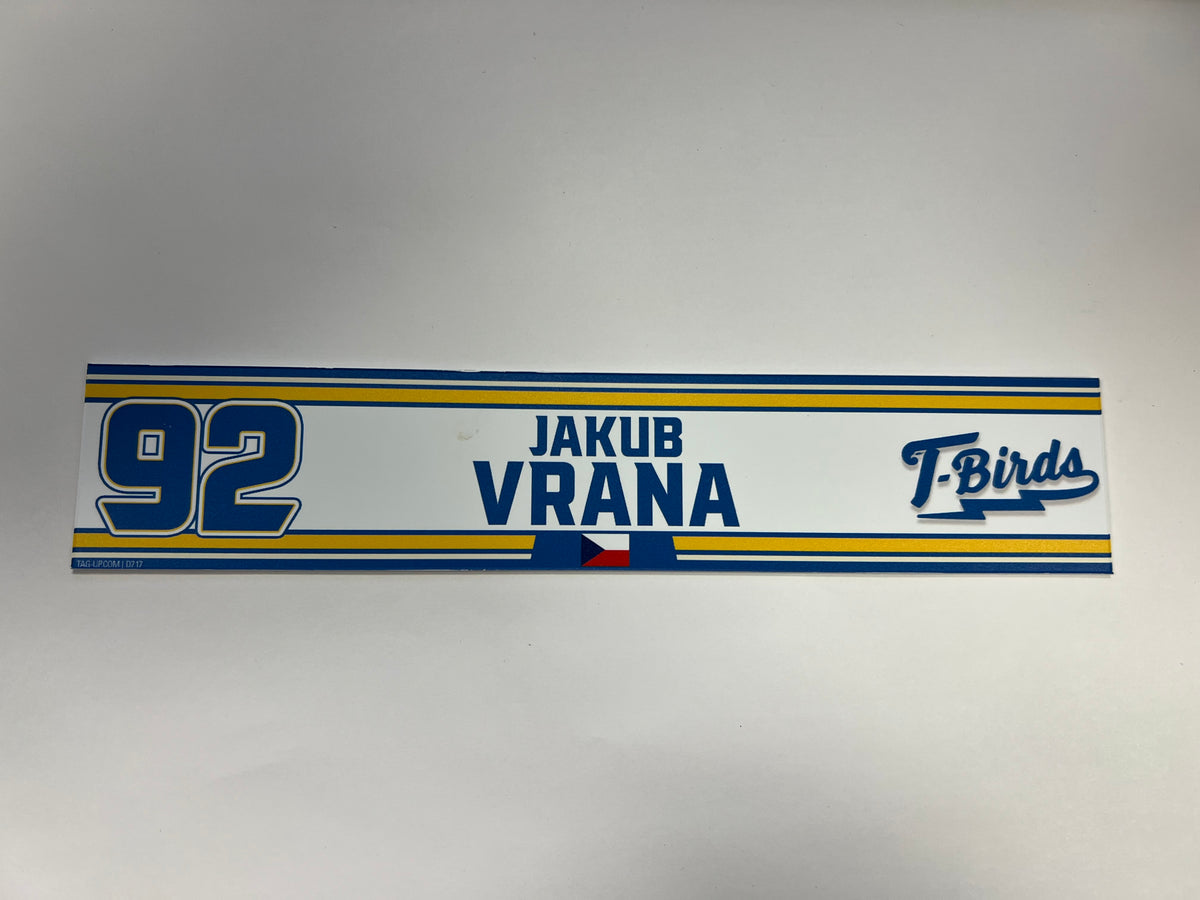 2023-24 Springfield Thunderbirds Locker Nameplate
