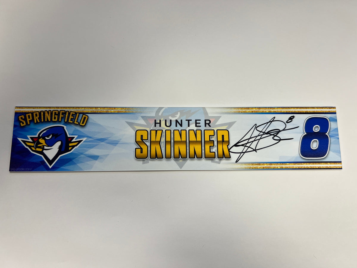 2023-24 Springfield Thunderbirds 3rd Jersey Locker Nameplate