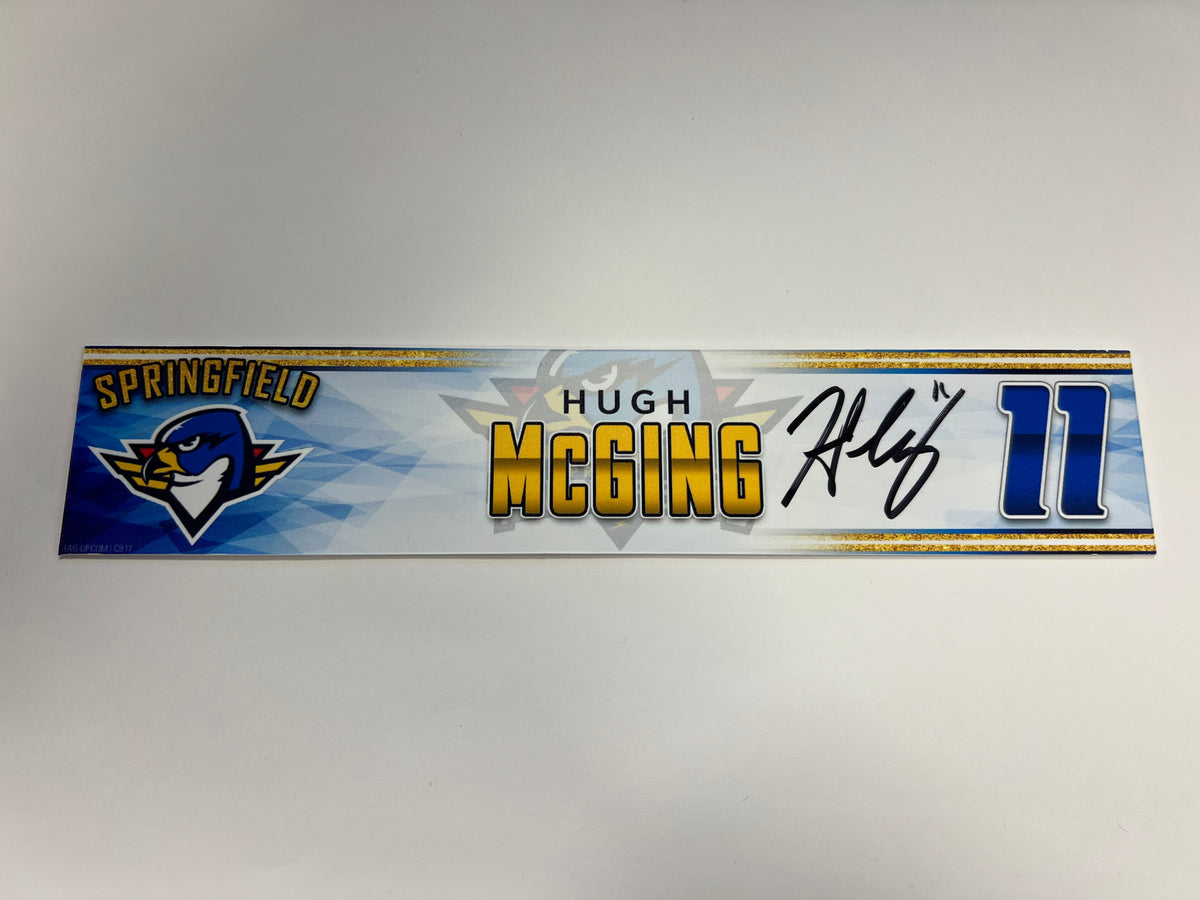2023-24 Springfield Thunderbirds 3rd Jersey Locker Nameplate