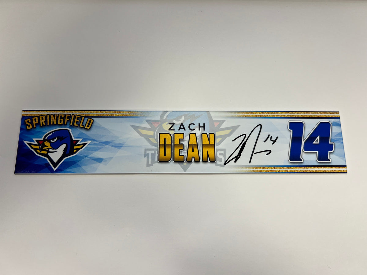 2023-24 Springfield Thunderbirds 3rd Jersey Locker Nameplate