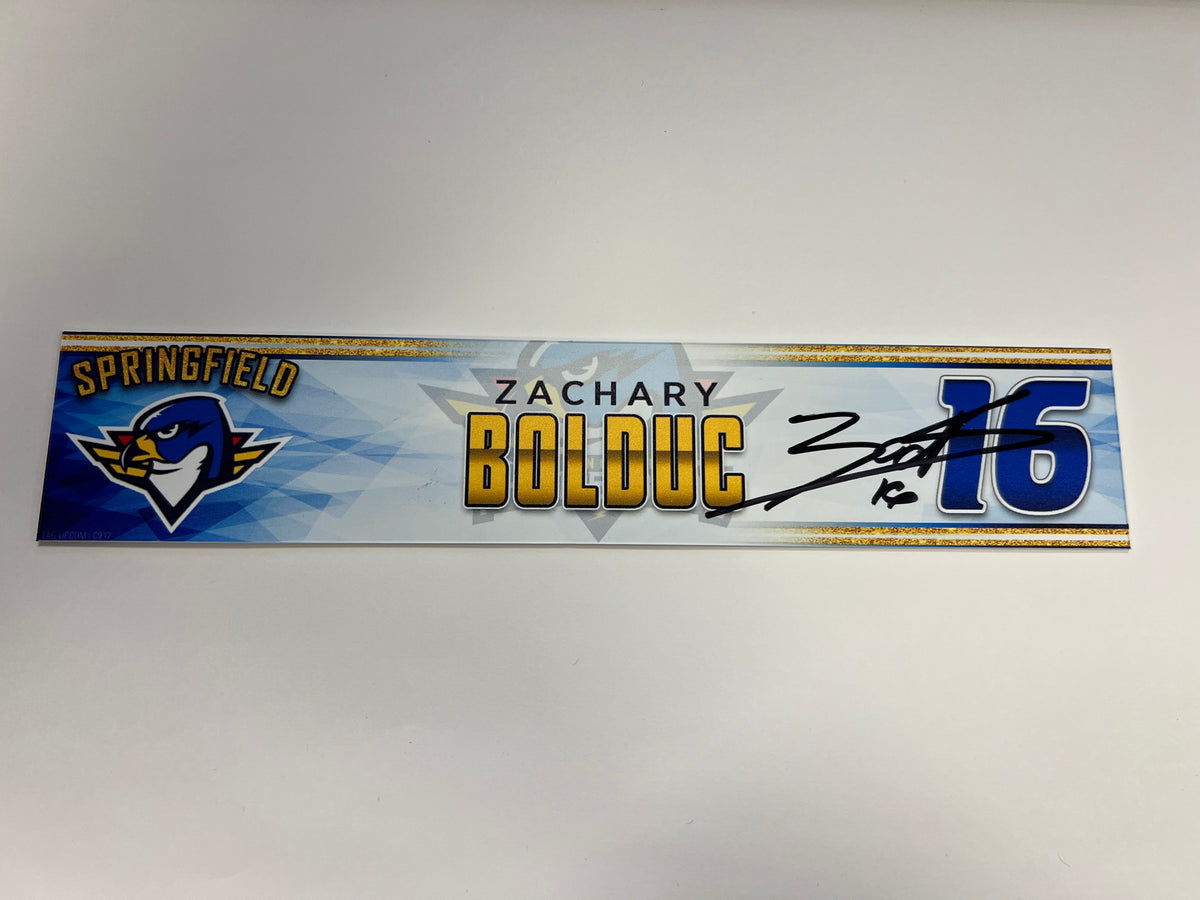 2023-24 Springfield Thunderbirds 3rd Jersey Locker Nameplate