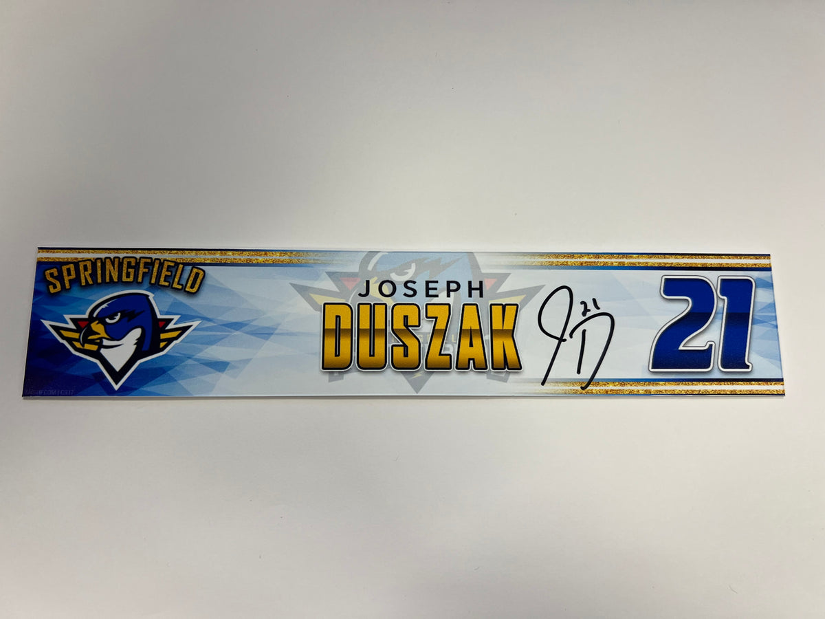 2023-24 Springfield Thunderbirds 3rd Jersey Locker Nameplate