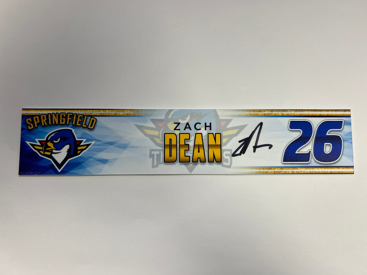 2023-24 Springfield Thunderbirds 3rd Jersey Locker Nameplate