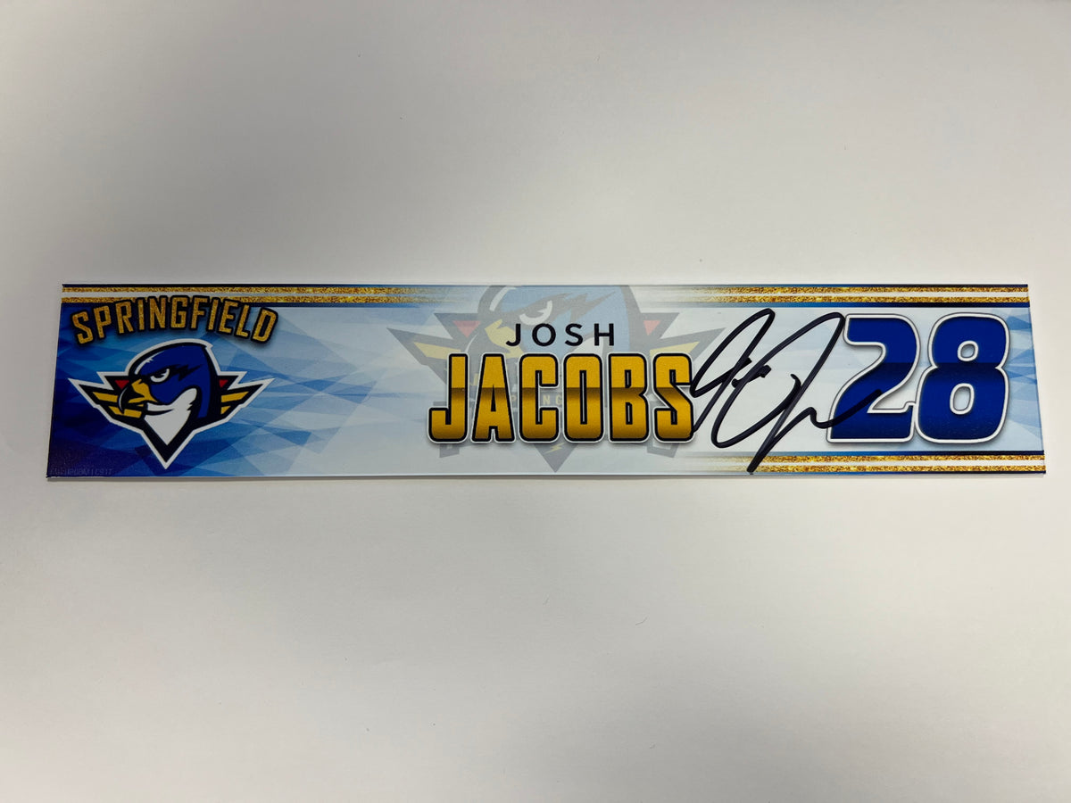2023-24 Springfield Thunderbirds 3rd Jersey Locker Nameplate