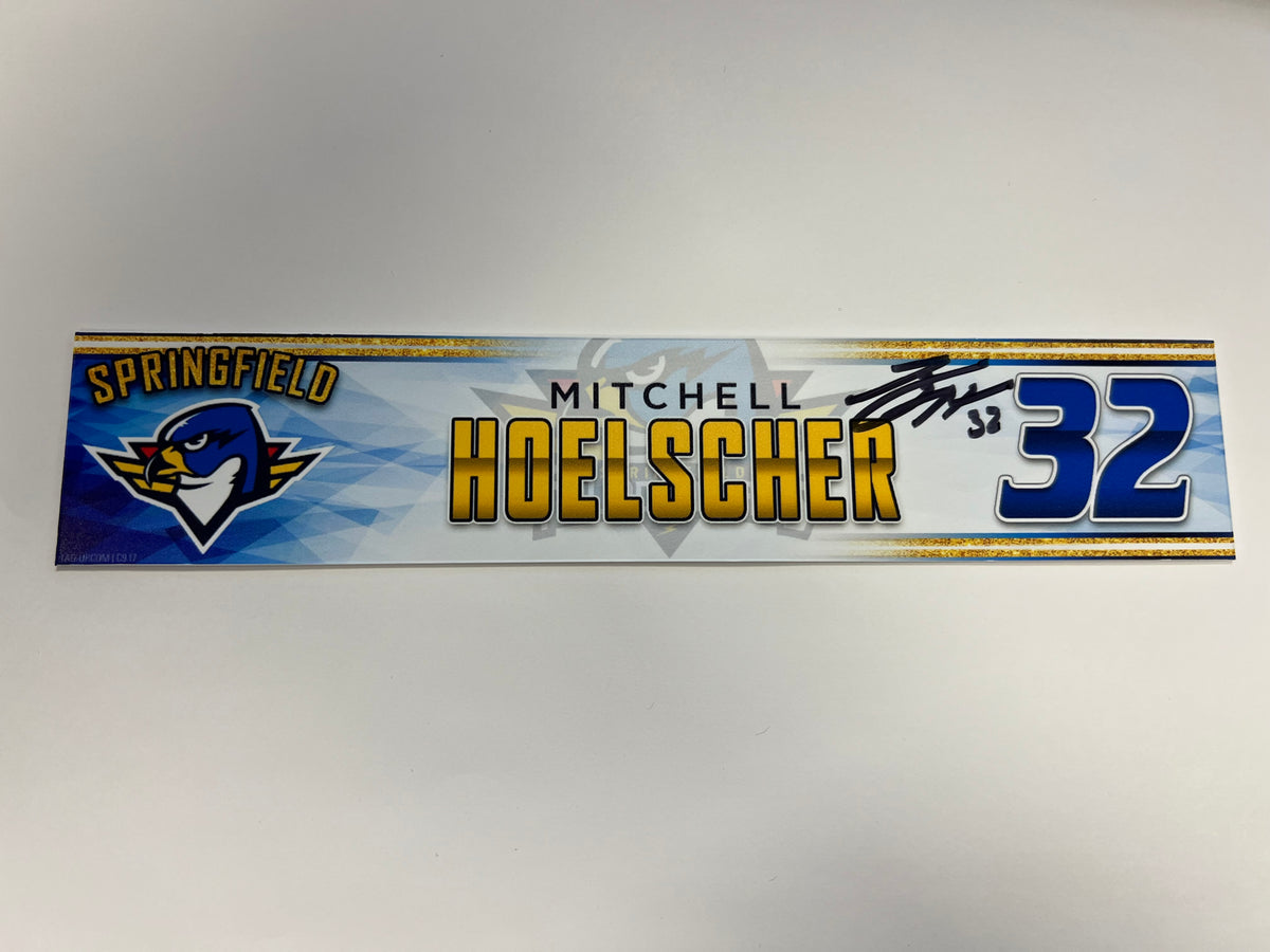 2023-24 Springfield Thunderbirds 3rd Jersey Locker Nameplate