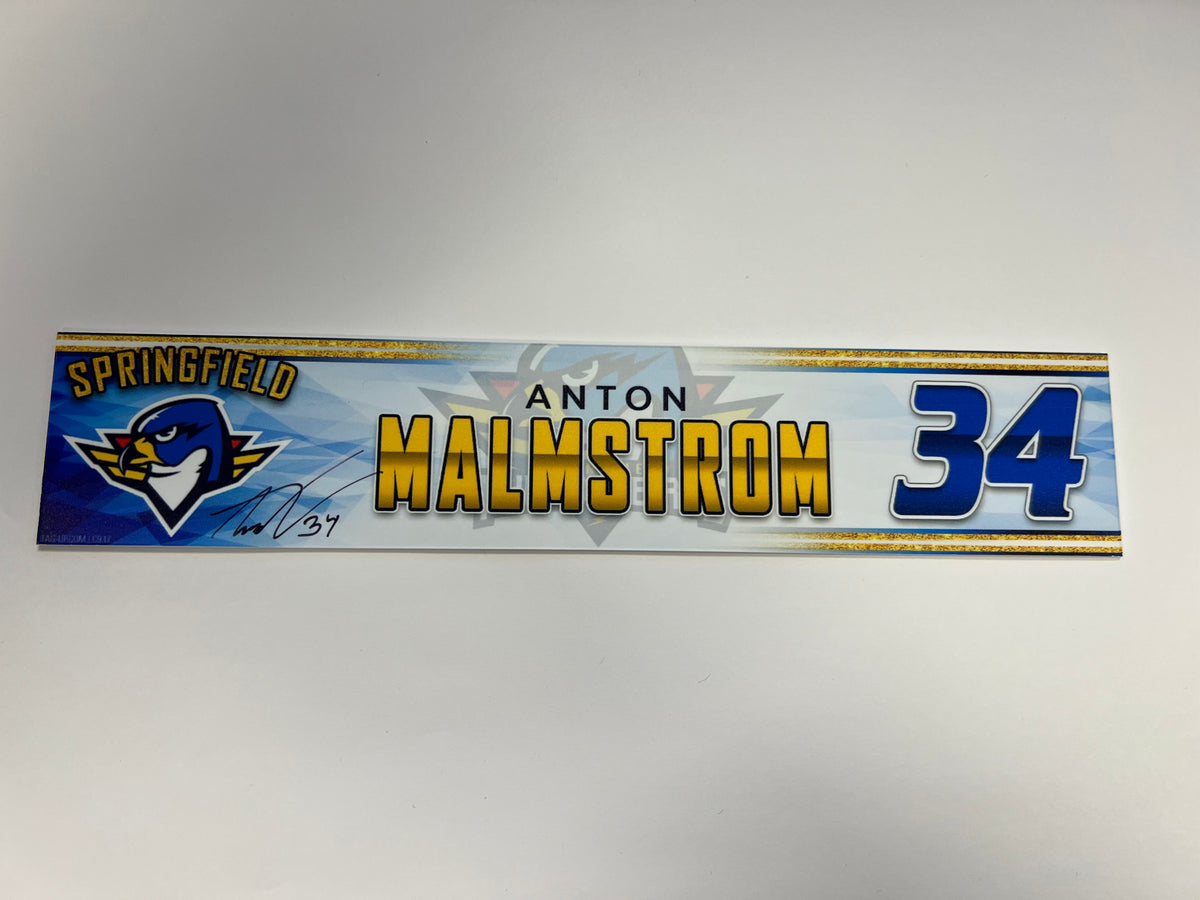 2023-24 Springfield Thunderbirds 3rd Jersey Locker Nameplate