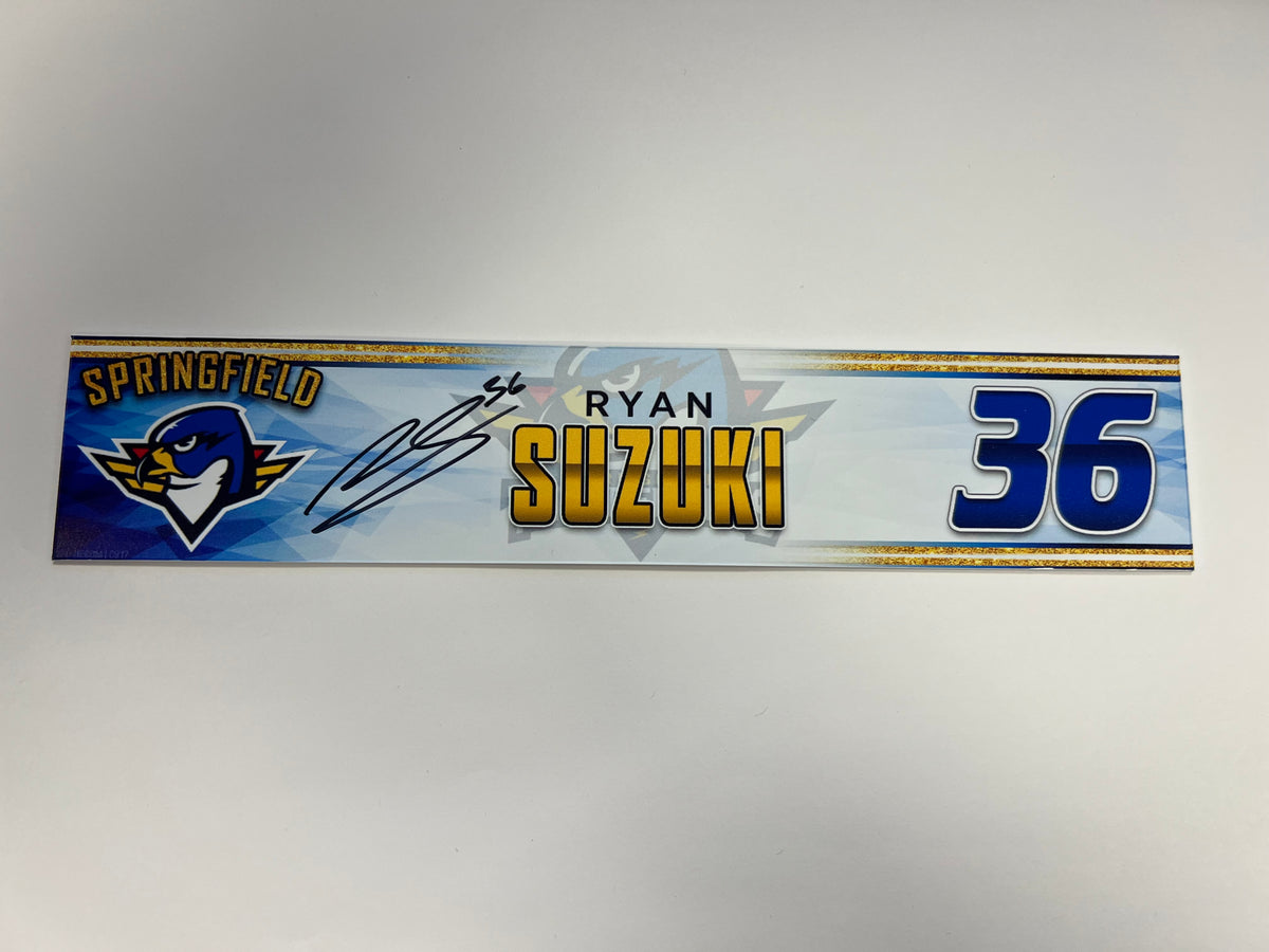 2023-24 Springfield Thunderbirds 3rd Jersey Locker Nameplate
