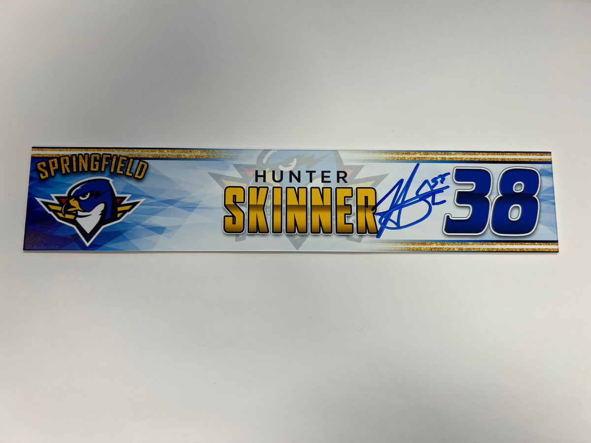 2023-24 Springfield Thunderbirds 3rd Jersey Locker Nameplate