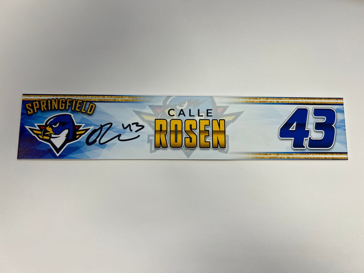 2023-24 Springfield Thunderbirds 3rd Jersey Locker Nameplate