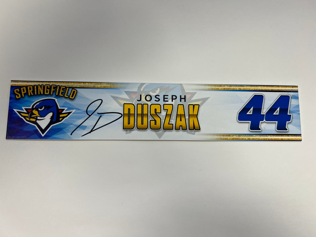 2023-24 Springfield Thunderbirds 3rd Jersey Locker Nameplate