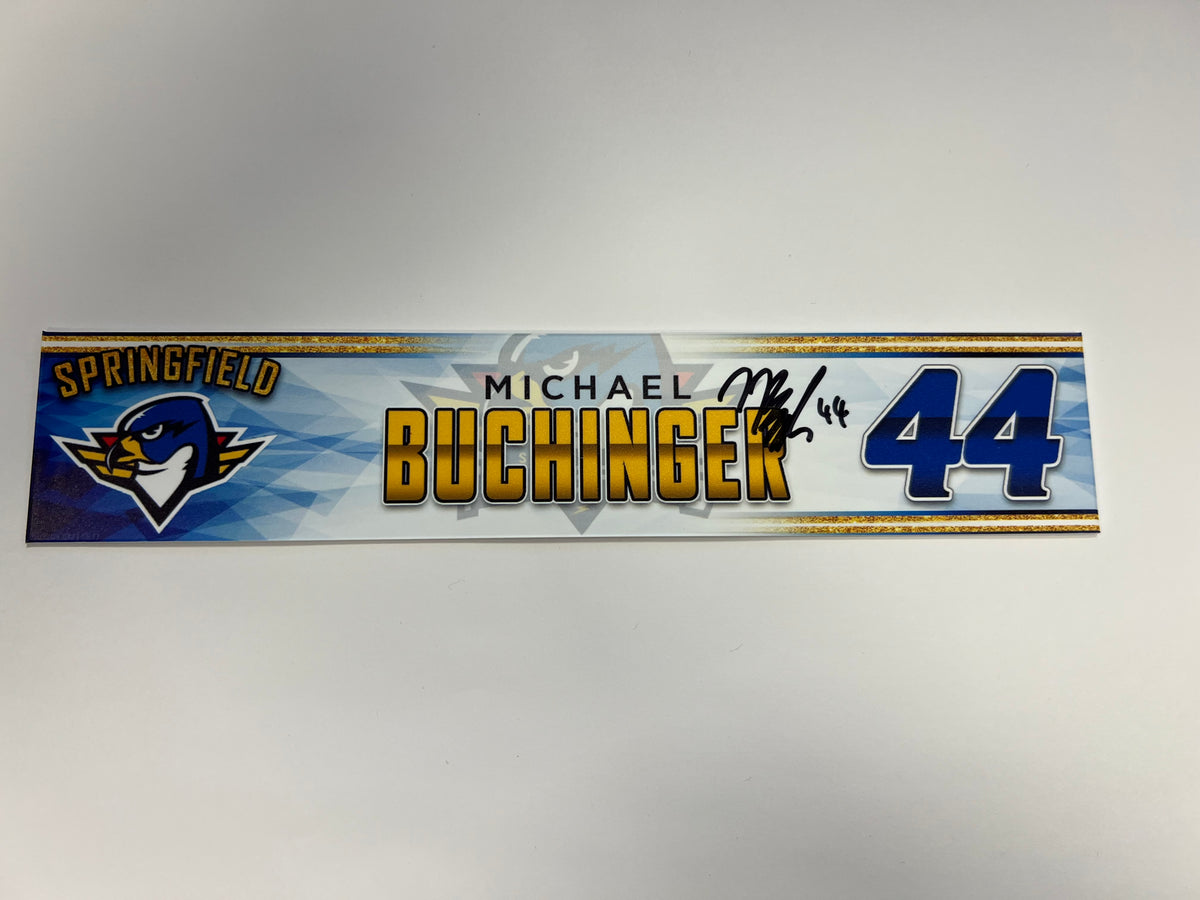 2023-24 Springfield Thunderbirds 3rd Jersey Locker Nameplate