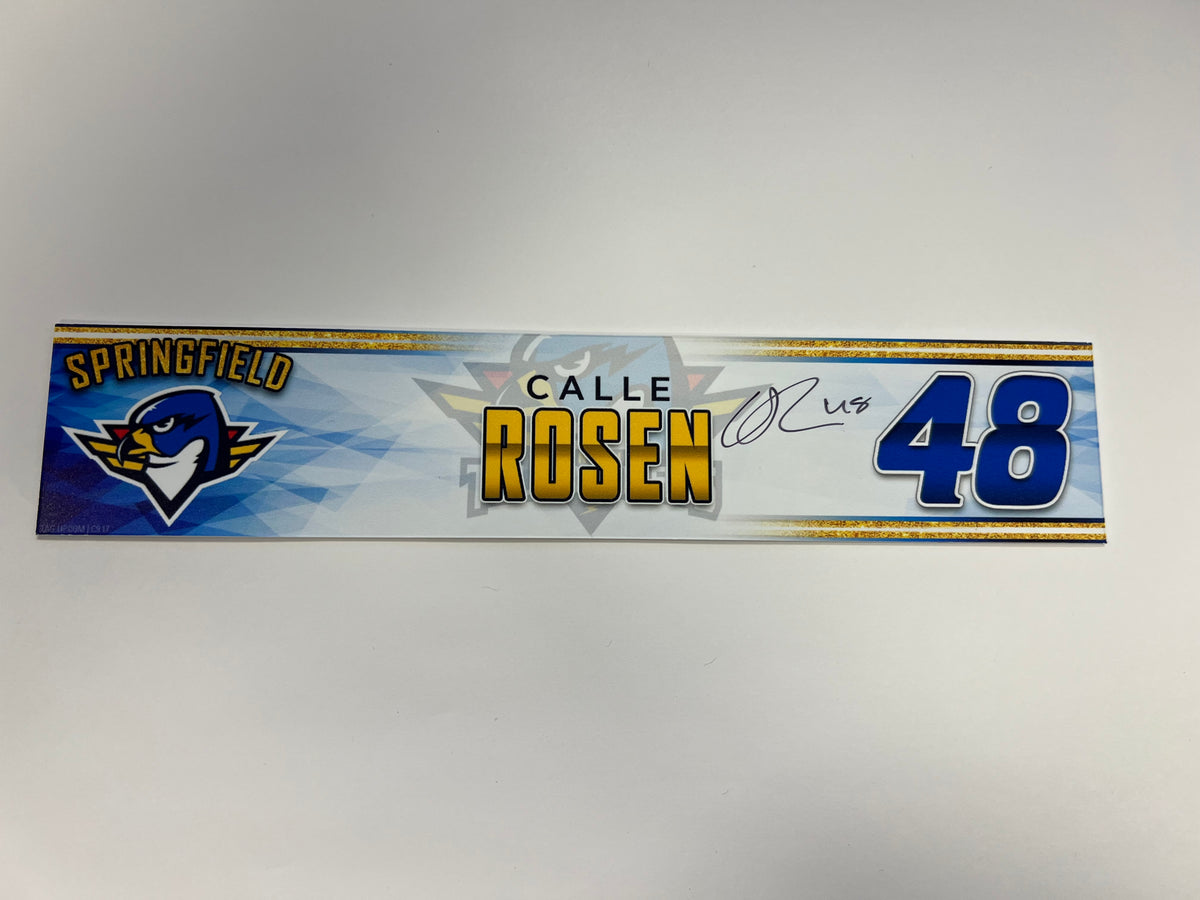 2023-24 Springfield Thunderbirds 3rd Jersey Locker Nameplate