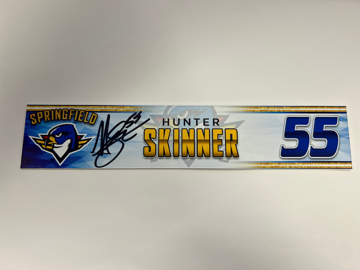 2023-24 Springfield Thunderbirds 3rd Jersey Locker Nameplate