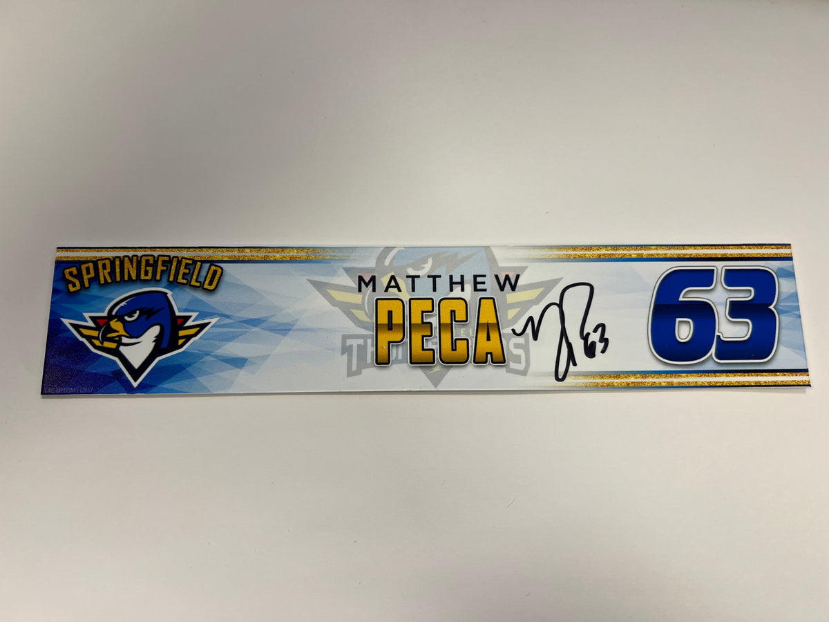 2023-24 Springfield Thunderbirds 3rd Jersey Locker Nameplate
