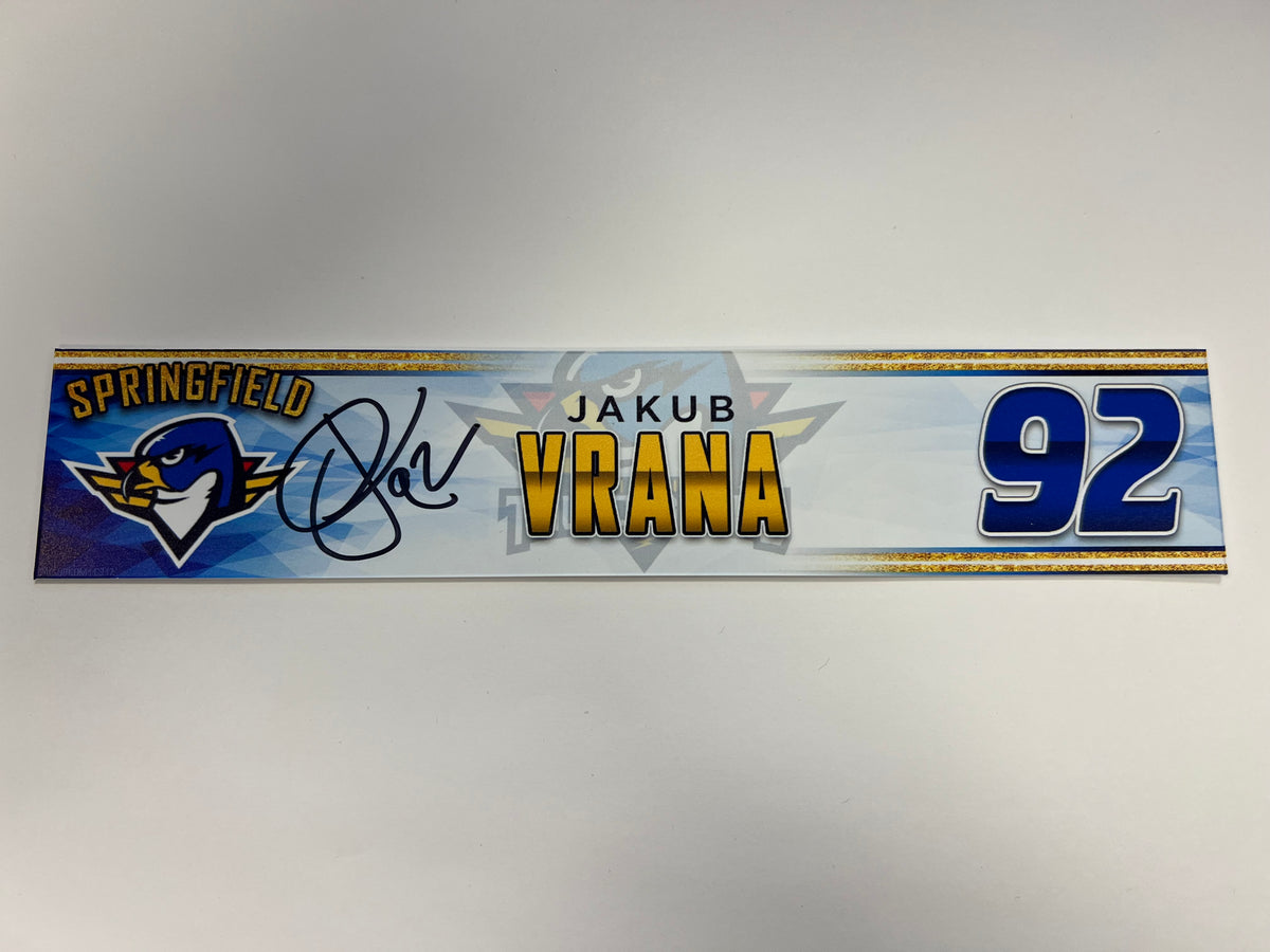 2023-24 Springfield Thunderbirds 3rd Jersey Locker Nameplate