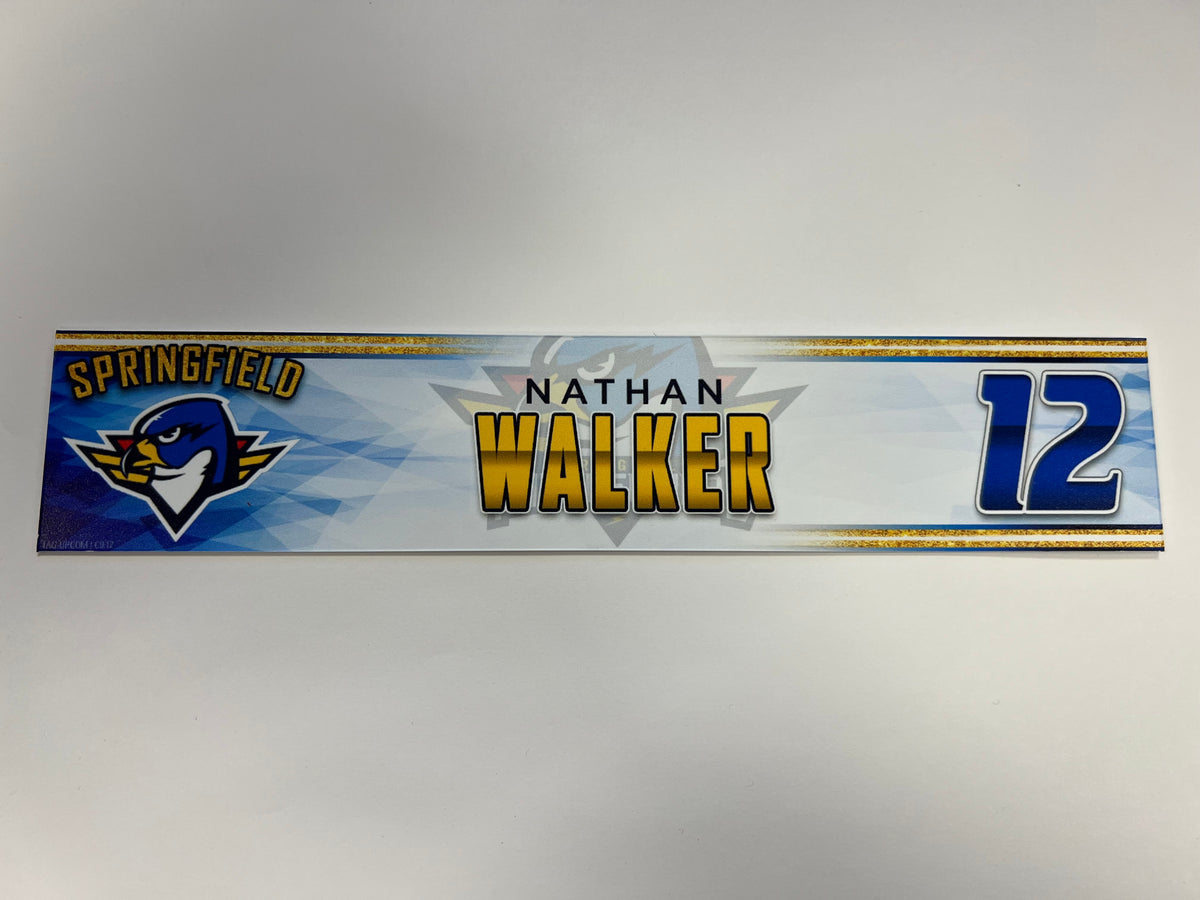 2023-24 Springfield Thunderbirds 3rd Jersey Locker Nameplate