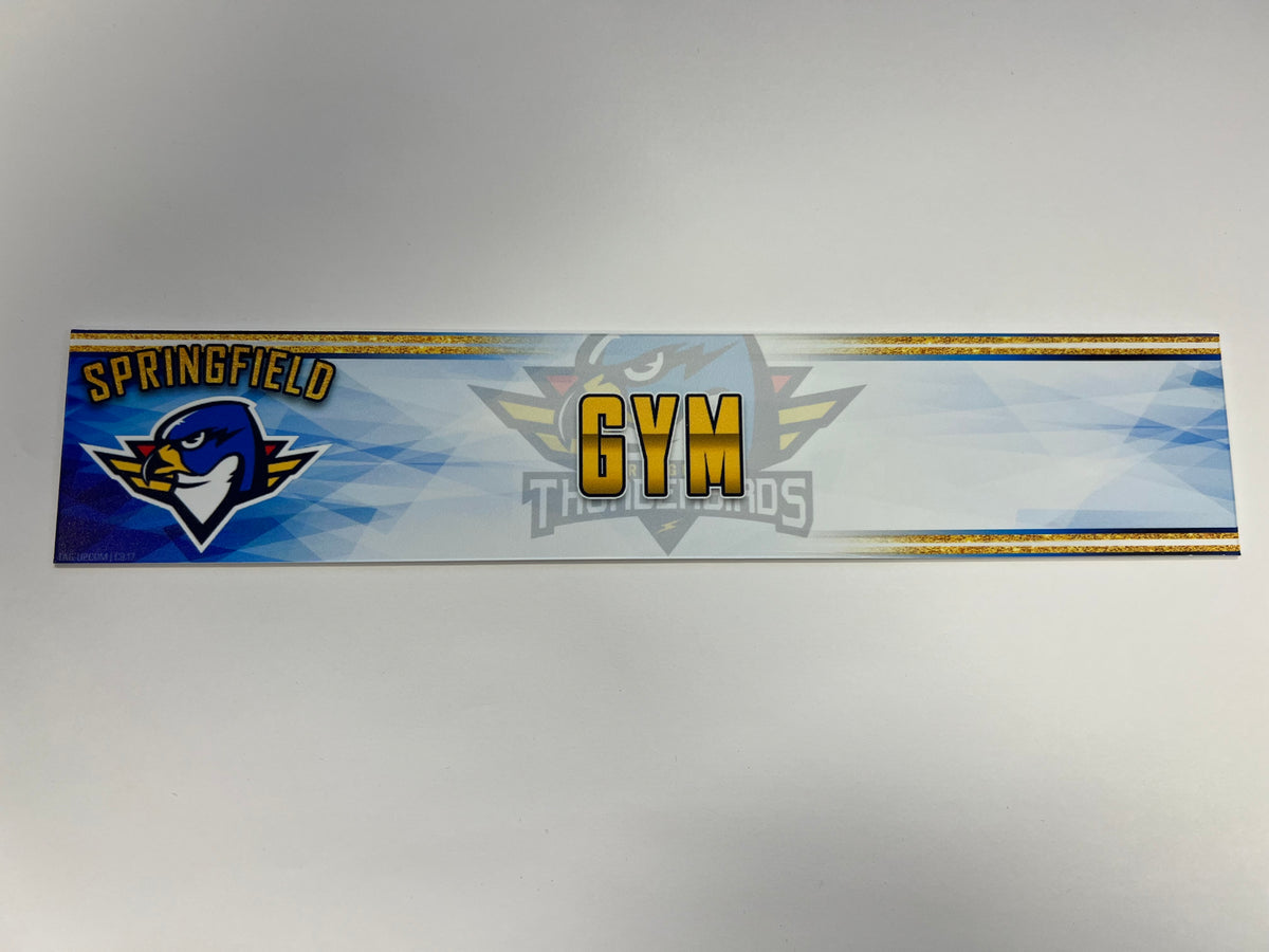 2023-24 Springfield Thunderbirds 3rd Jersey Locker Nameplate
