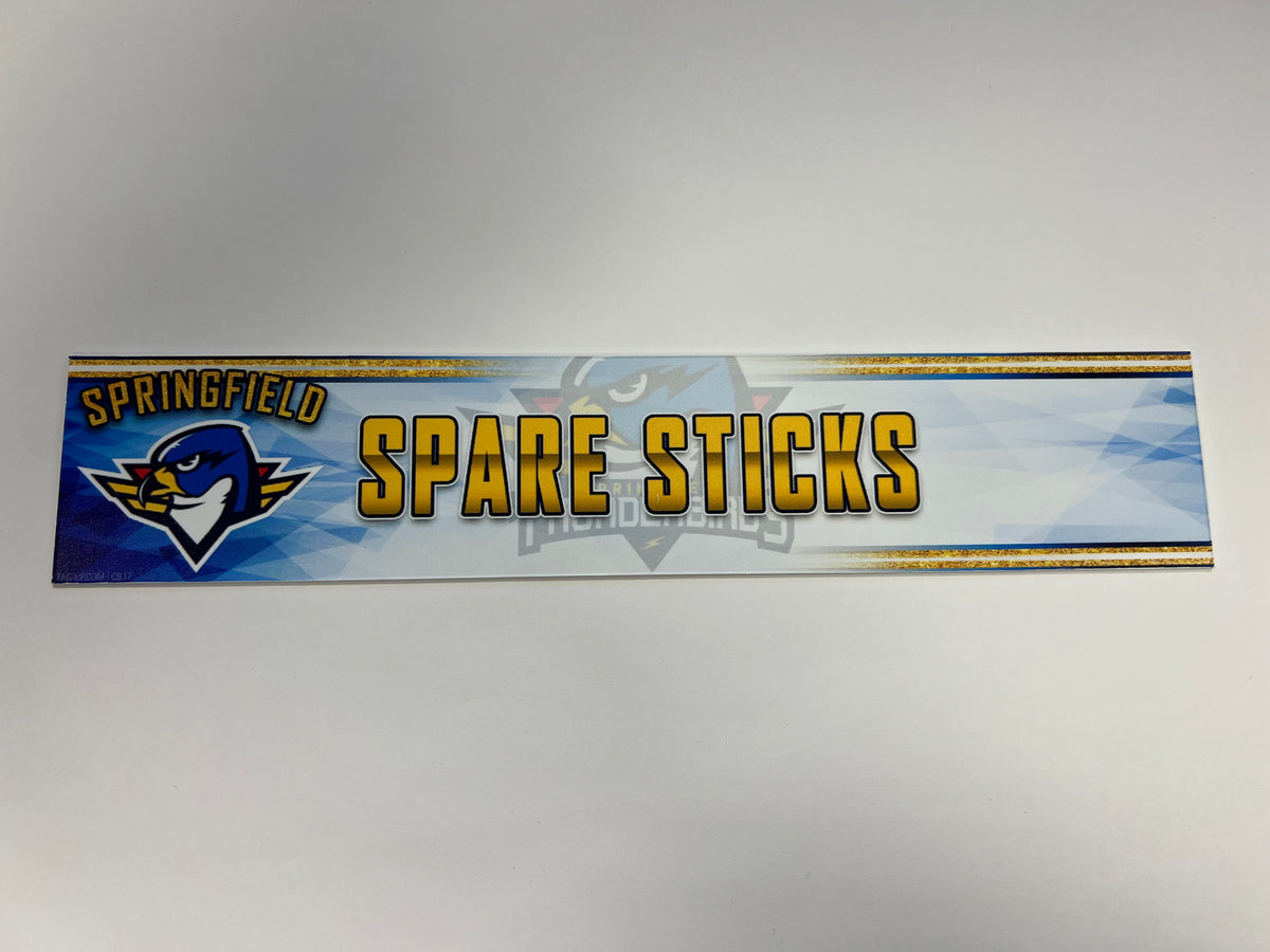 2023-24 Springfield Thunderbirds 3rd Jersey Locker Nameplate