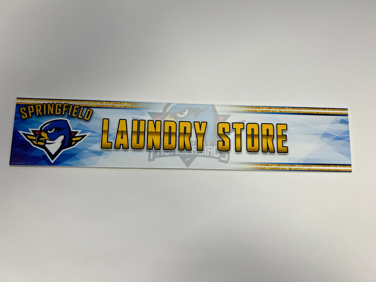 2023-24 Springfield Thunderbirds 3rd Jersey Locker Nameplate