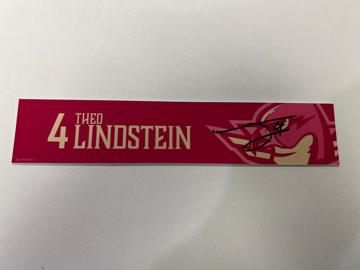 2025-26 Pink in the Rink Locker Nameplate
