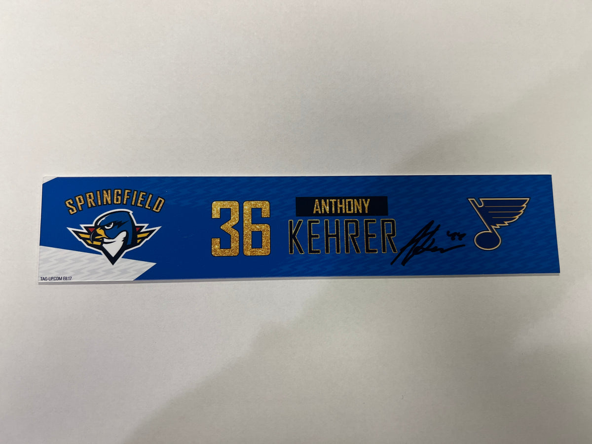 2024-25 T-Birds 3rd Jersey Locker Nameplates