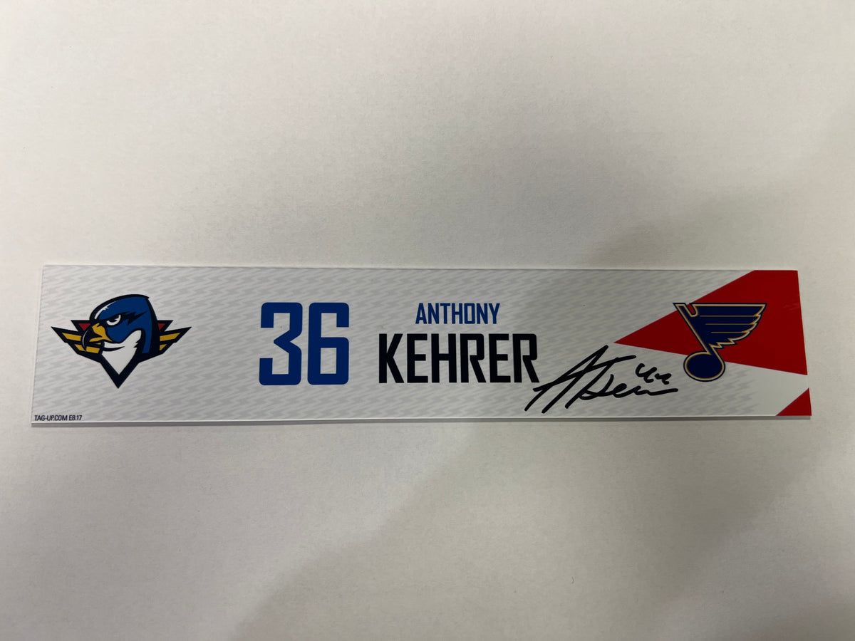 2024-25 T-Birds Regular Season Locker Nameplate - Red (UNSIGNED)