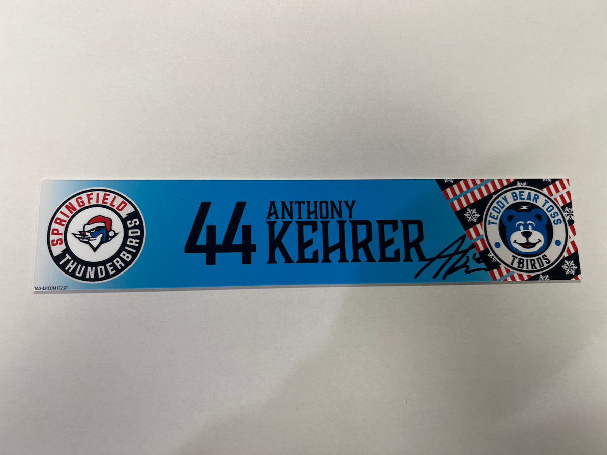 2025-26 Teddy Bear Toss Locker Nameplate