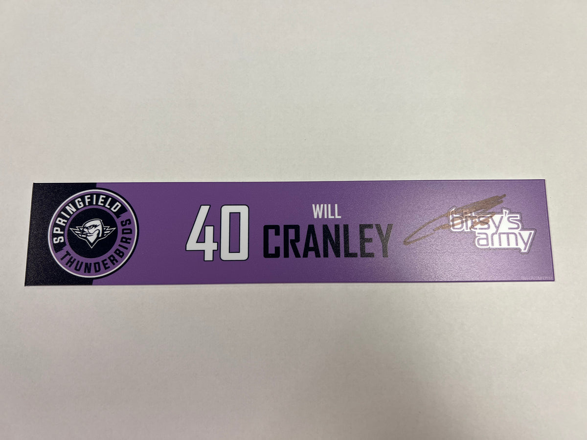 2024-25 Hockey Fights Cancer Locker Nameplates