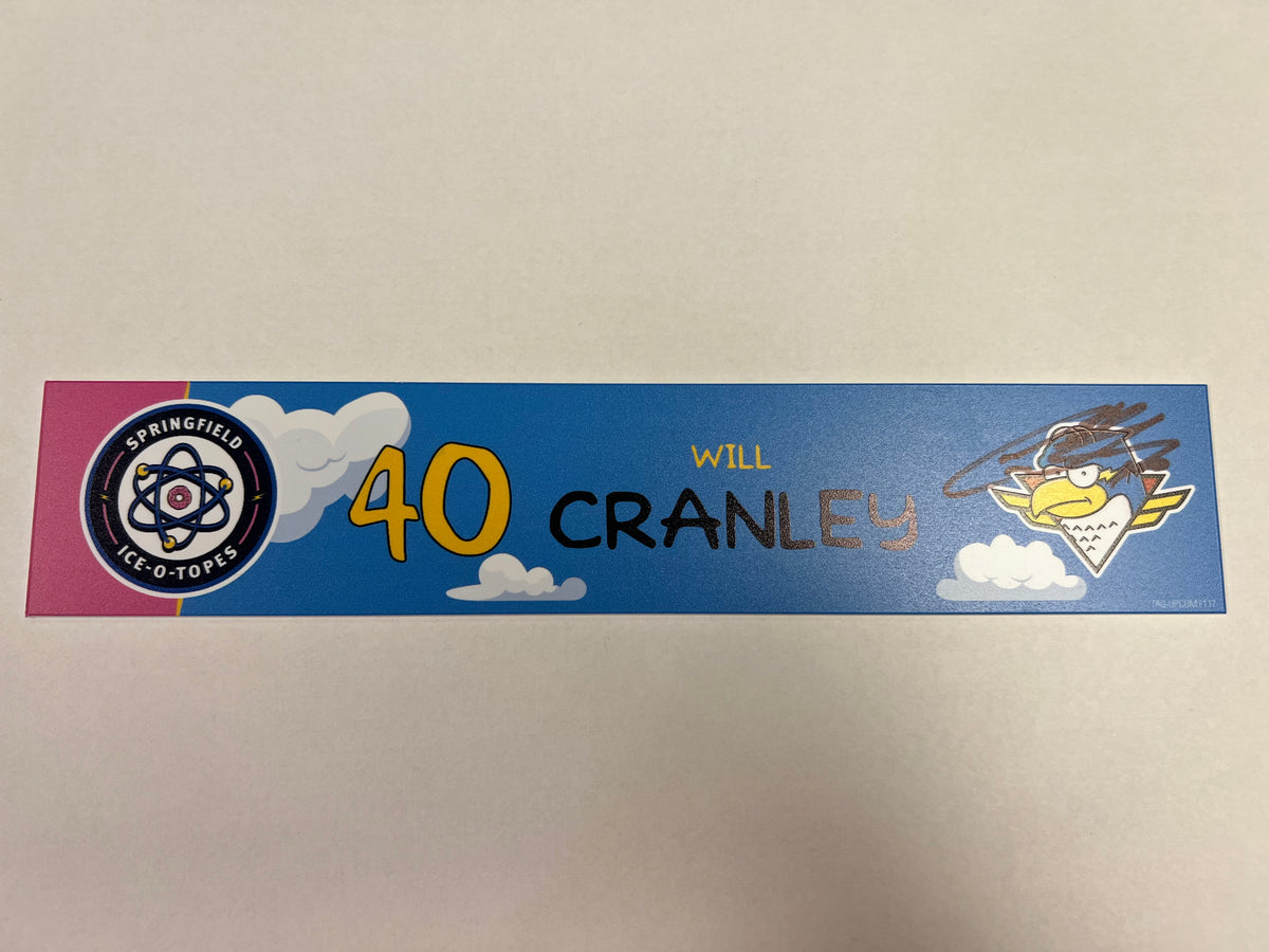 2024-25 Ice-O-Topes Locker Nameplate