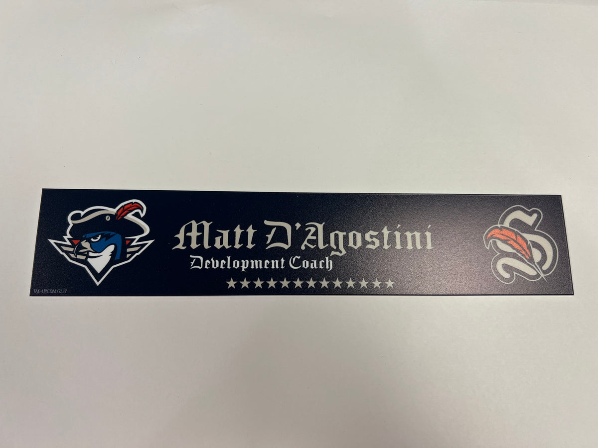 2025-26 250th Night Locker Nameplate