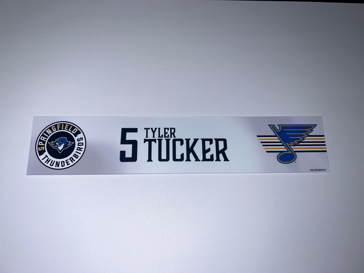 2025-26 T-Birds Regular Season Locker Nameplate - WHITE