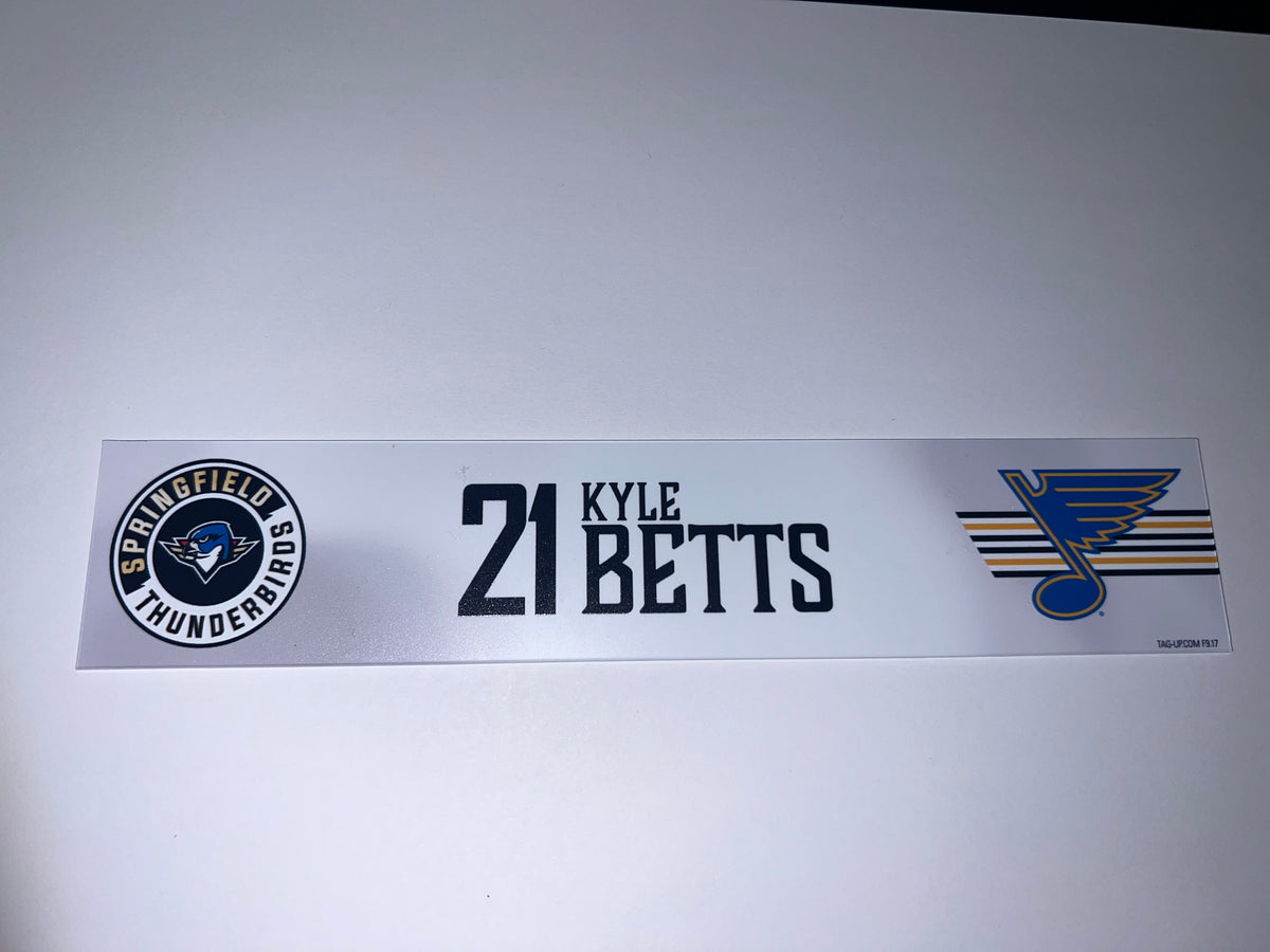 2025-26 T-Birds Regular Season Locker Nameplate - WHITE