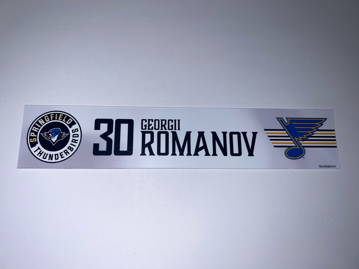 2025-26 T-Birds Regular Season Locker Nameplate - WHITE