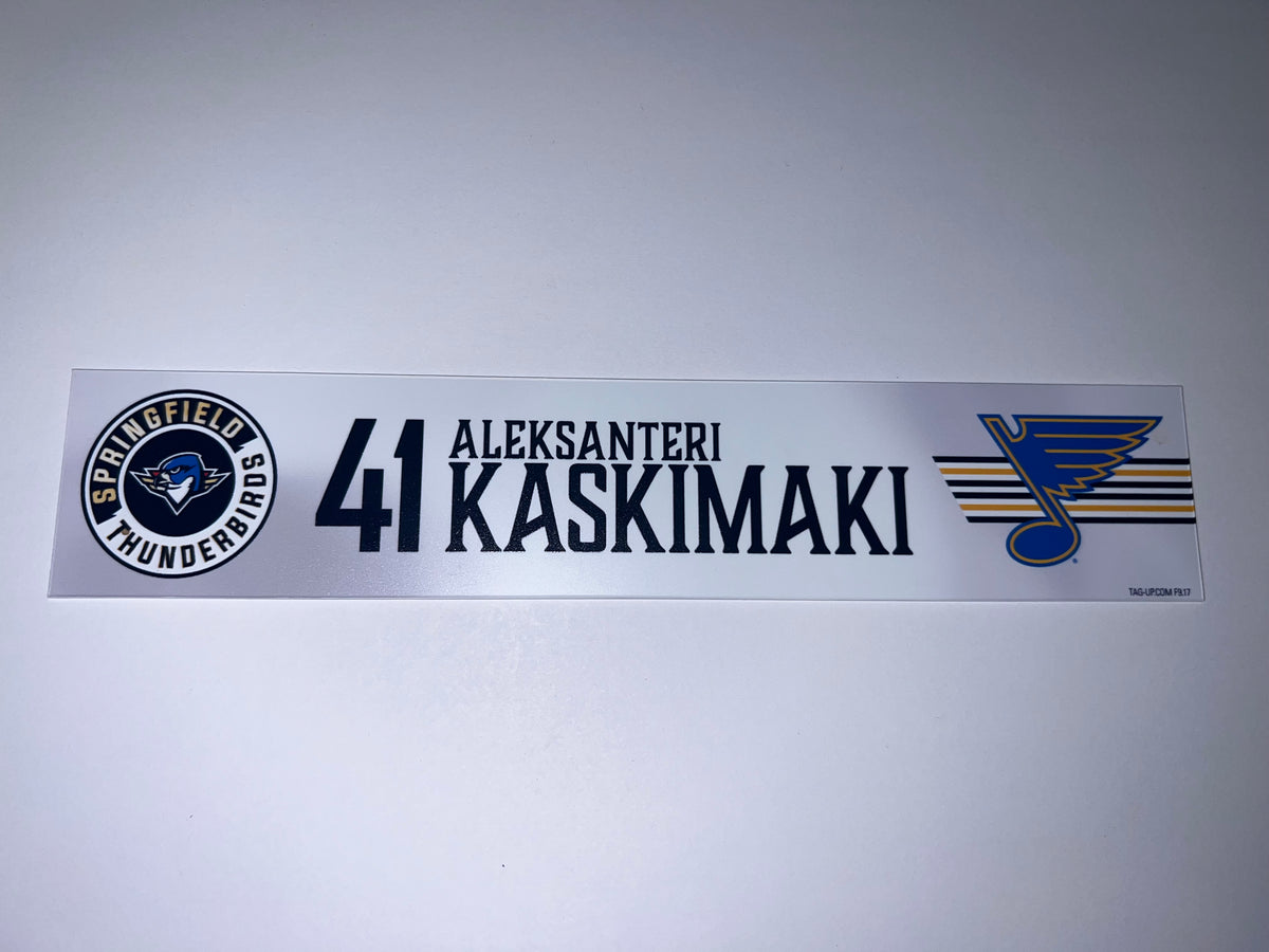 2025-26 T-Birds Regular Season Locker Nameplate - WHITE