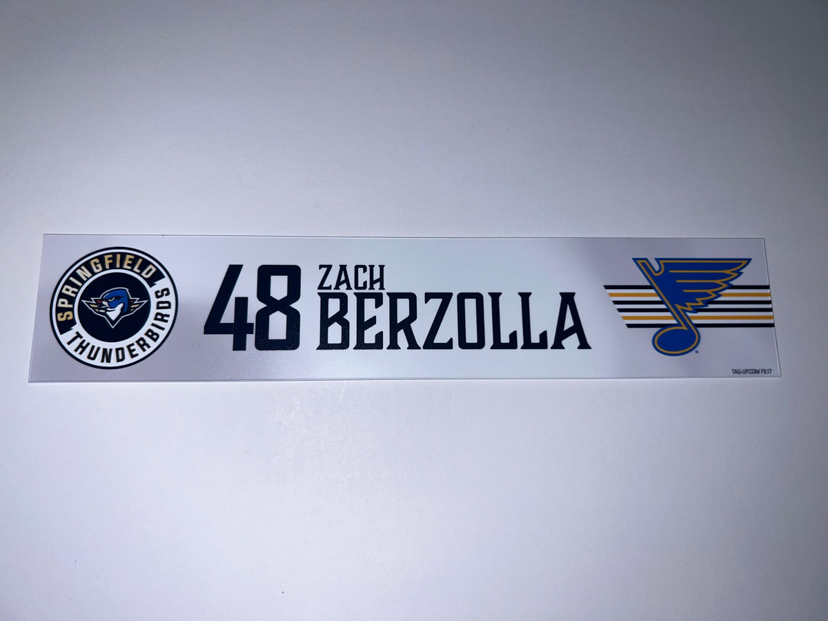 2025-26 T-Birds Regular Season Locker Nameplate - WHITE