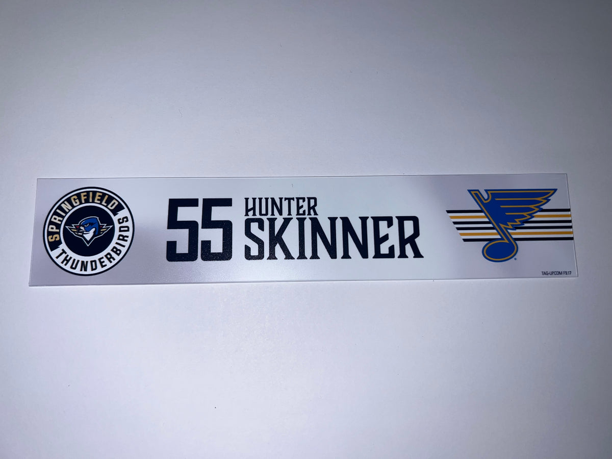 2025-26 T-Birds Regular Season Locker Nameplate - WHITE