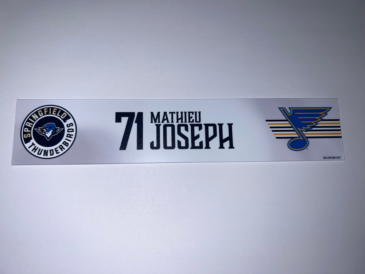 2025-26 T-Birds Regular Season Locker Nameplate - WHITE