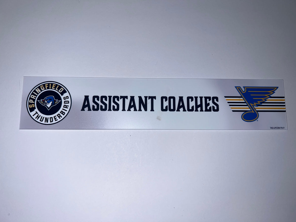 2025-26 T-Birds Regular Season Locker Nameplate - WHITE