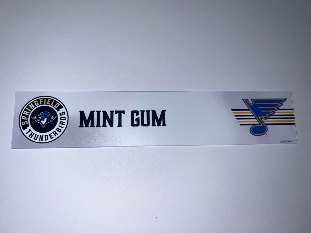 2025-26 T-Birds Regular Season Locker Nameplate - WHITE