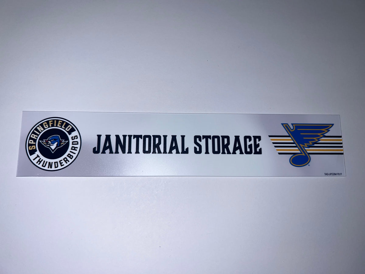 2025-26 T-Birds Regular Season Locker Nameplate - WHITE