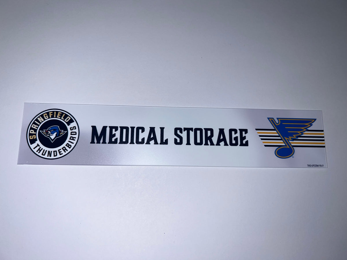 2025-26 T-Birds Regular Season Locker Nameplate - WHITE