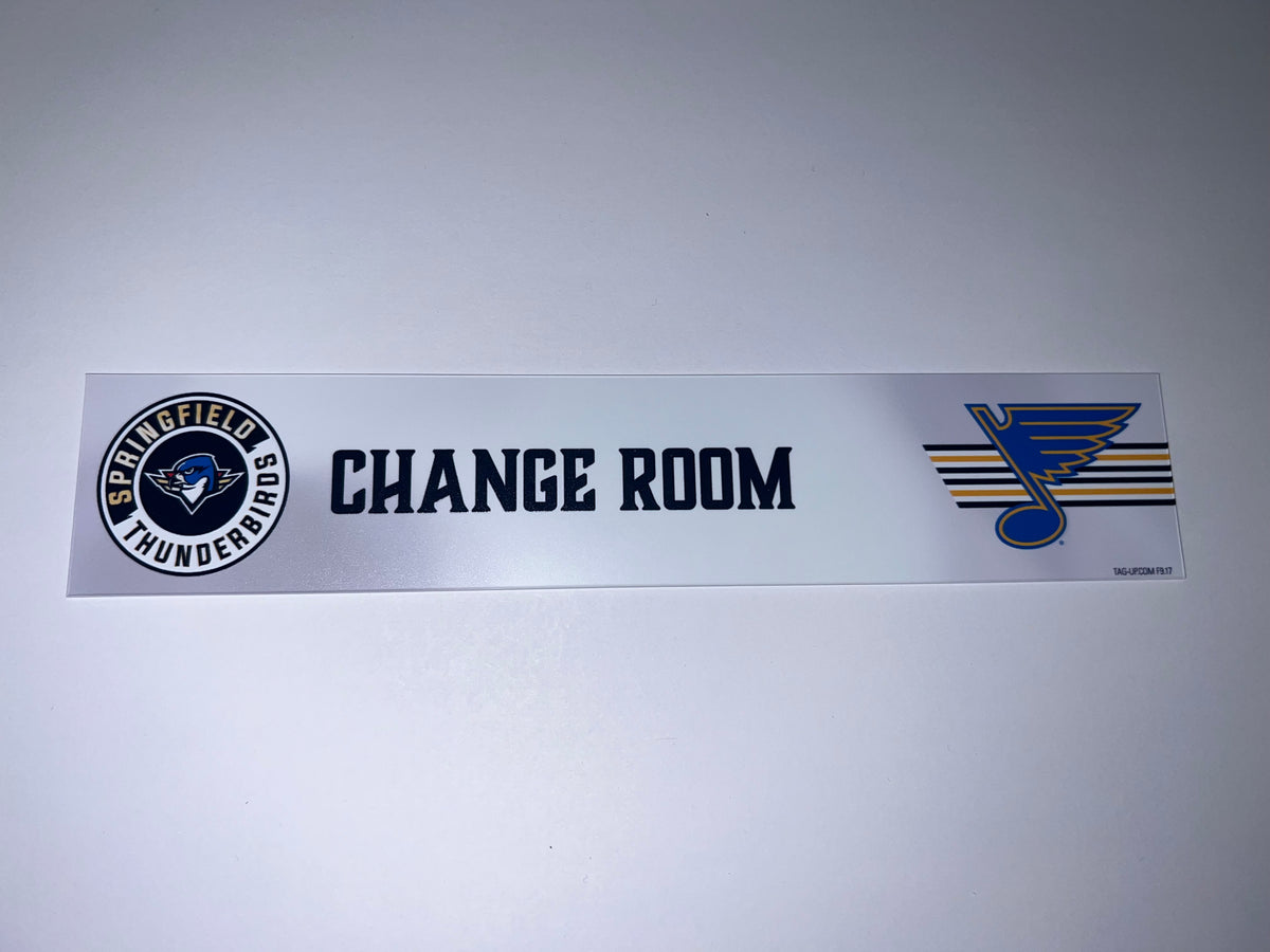 2025-26 T-Birds Regular Season Locker Nameplate - WHITE