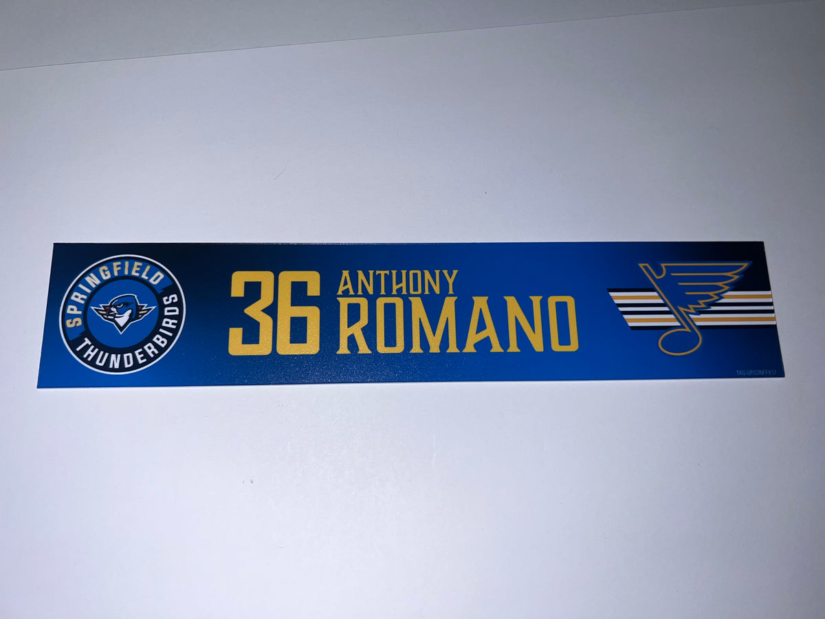 2025-26 T-Birds Regular Season Locker Nameplate - Blue