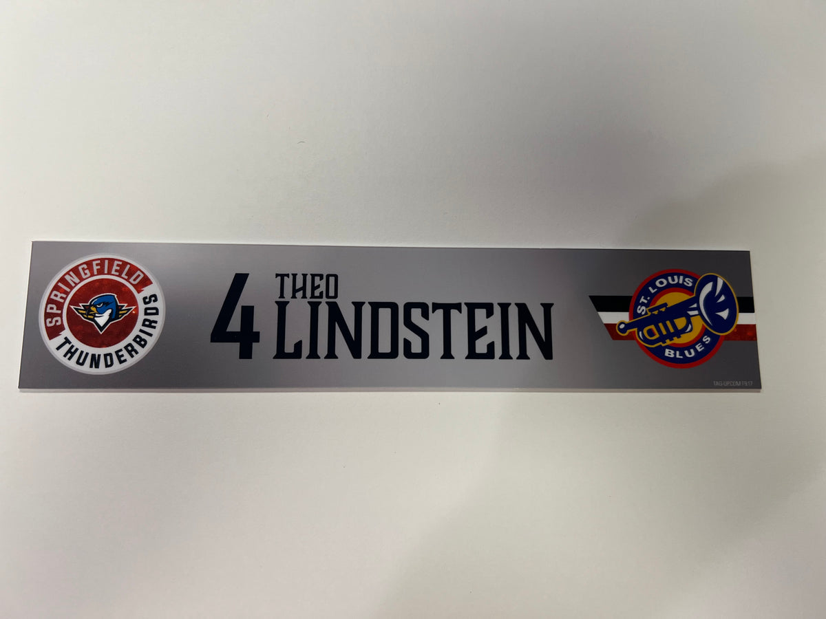 2025-26 T-Birds Regular Season Locker Nameplate - Grey 3rds