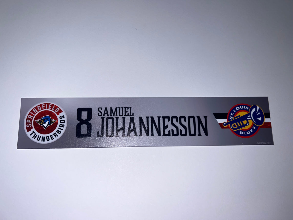 2025-26 T-Birds Regular Season Locker Nameplate - Grey 3rds
