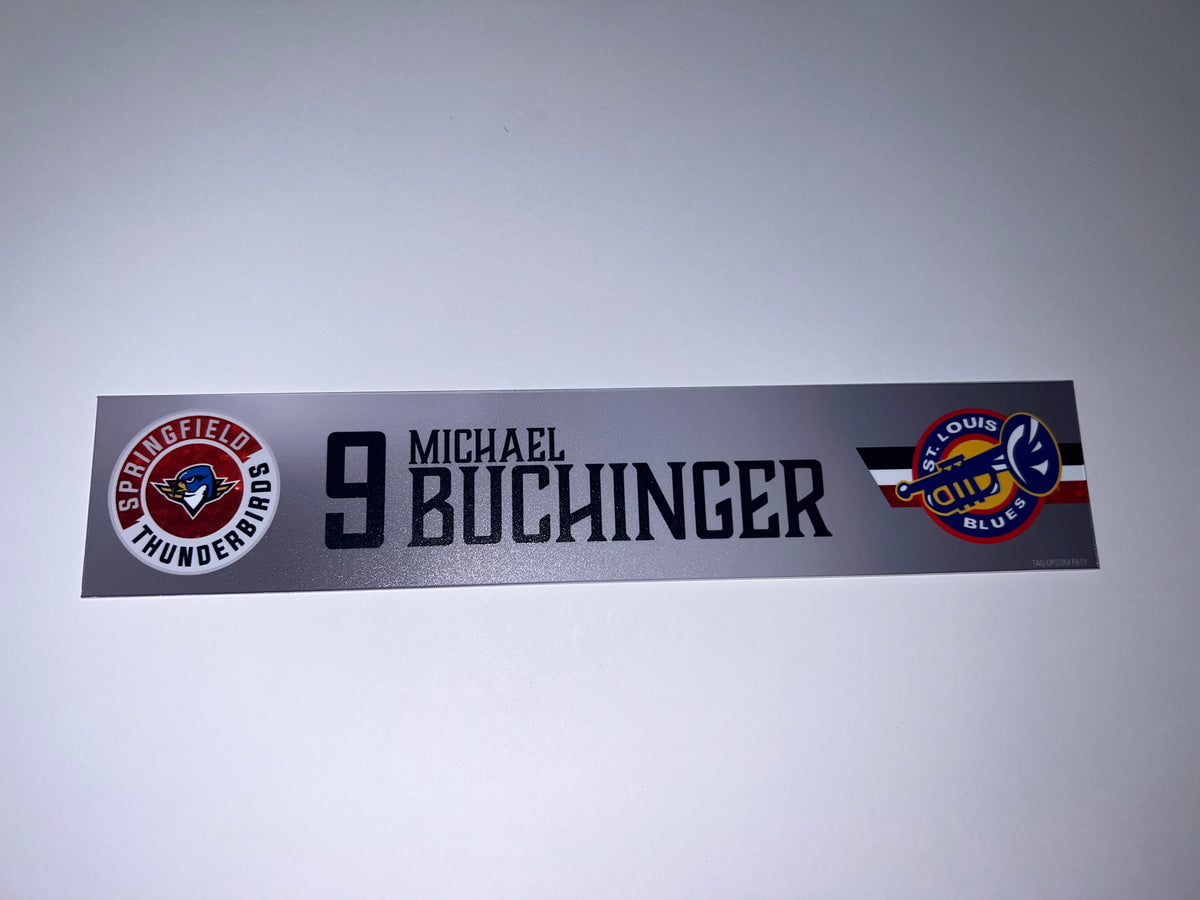 2025-26 T-Birds Regular Season Locker Nameplate - Grey 3rds