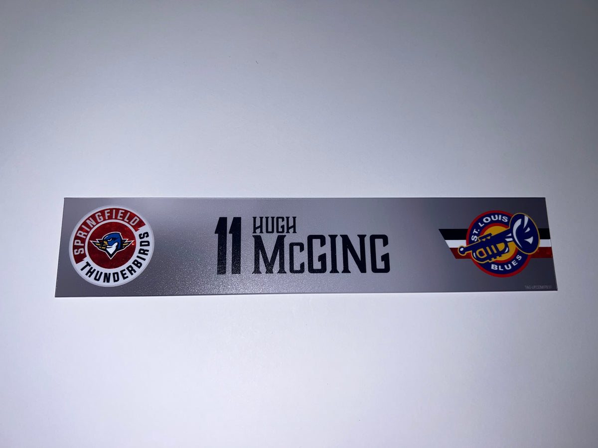 2025-26 T-Birds Regular Season Locker Nameplate - Grey 3rds