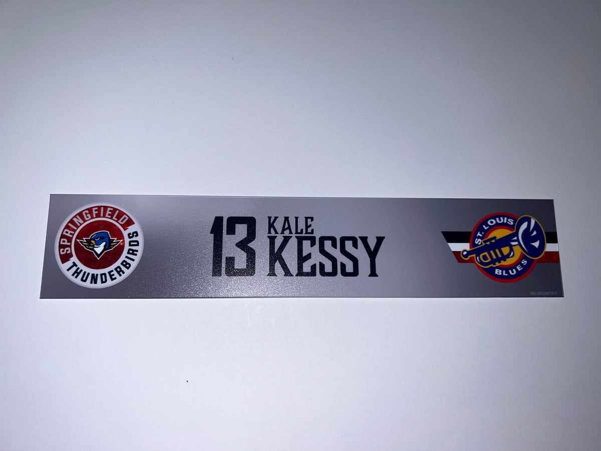 2025-26 T-Birds Regular Season Locker Nameplate - Grey 3rds